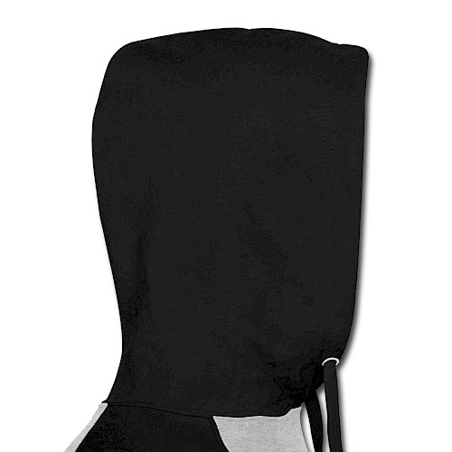 Unisex Baseball Hoodie Devant heather grey/black