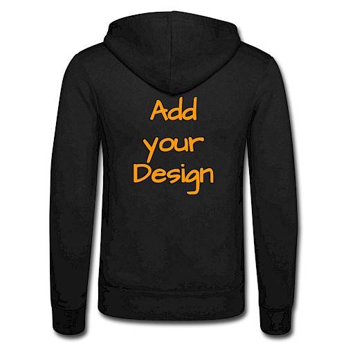 Unisex Kapuzenjacke von Bella + Canvas Schwarz