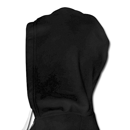 Unisex Kapuzenjacke von Bella + Canvas Dos Schwarz