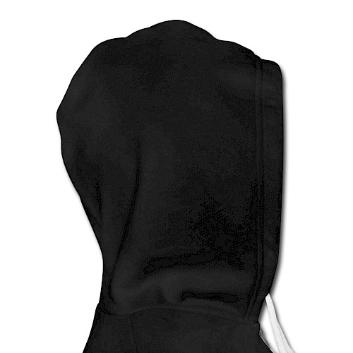 Unisex Kapuzenjacke von Bella + Canvas Devant Schwarz