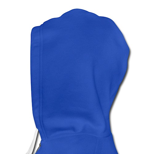 Nuestra chaqueta con capucha de Bella + Canvas Dos azul intenso