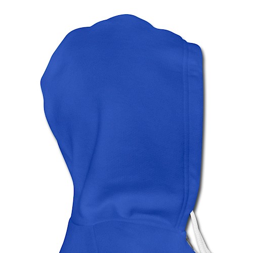 Nuestra chaqueta con capucha de Bella + Canvas Devant azul intenso