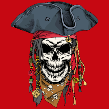 Zoom image Piratskalle