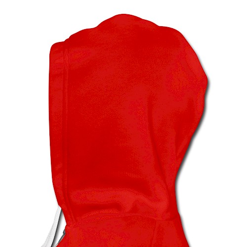 Nuestra chaqueta con capucha de Bella + Canvas Dos rojo clásico