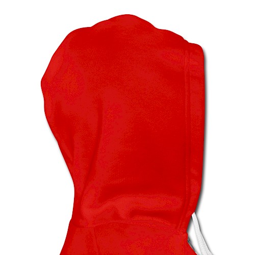 Nuestra chaqueta con capucha de Bella + Canvas Devant rojo clásico