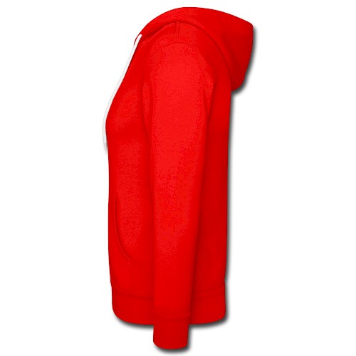 Nuestra chaqueta con capucha de Bella + Canvas Links rojo clásico