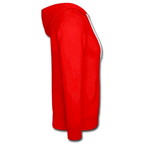 Nuestra chaqueta con capucha de Bella + Canvas Rechts rojo clásico