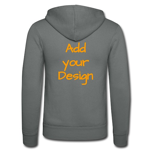 Nuestra chaqueta con capucha de Bella + Canvas gris