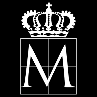 Zoom image Letra M con corona