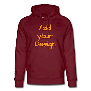 Unisex Organic Hoodie by Stanley & Stella burgundy