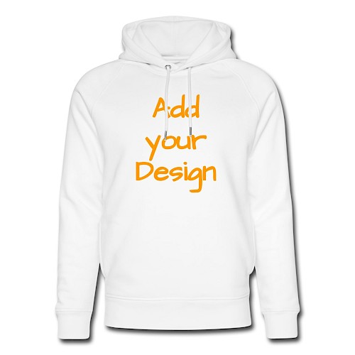 Unisex Organic Hoodie by Stanley & Stella white