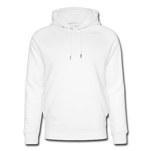 Unisex Organic Hoodie by Stanley & Stella Vorne white