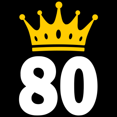 Zoom image 80 Krone 80° compleanno 80 anni