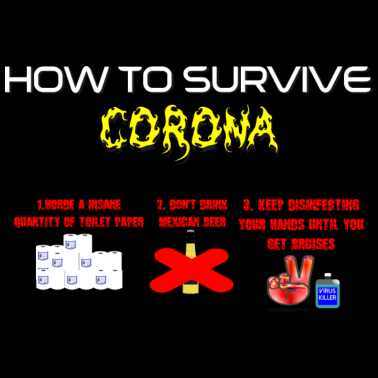 Zoom image Hoe Corona grappige satire te overleven