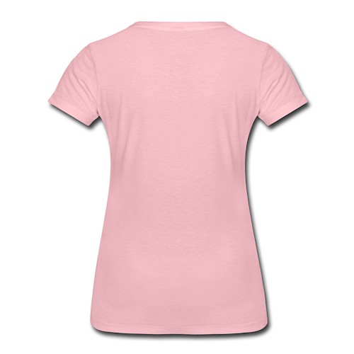 Frauen Premium T-Shirt Hinten Hellrosa