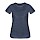 thumbnail Vrouwen Premium T-shirt Vorne blauw gemêleerd