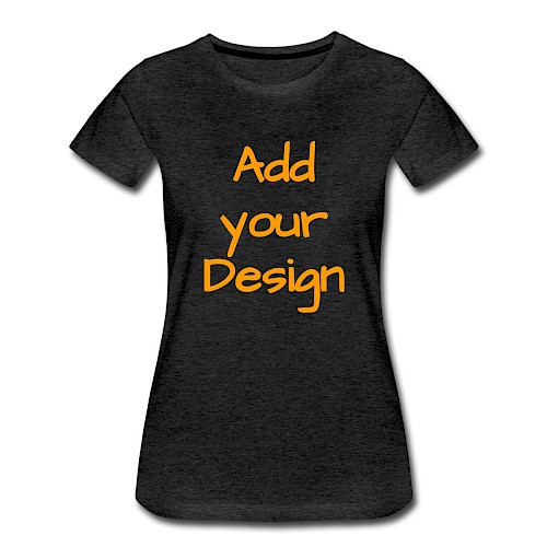 Women's Premium T-Shirt charcoal grey