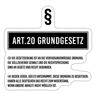 Corona  - Grundgesetz Artikel 20