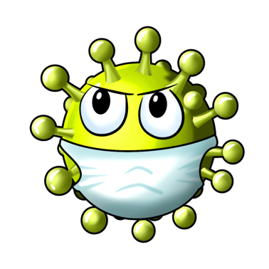Zoom image Cartoon Corona Virus