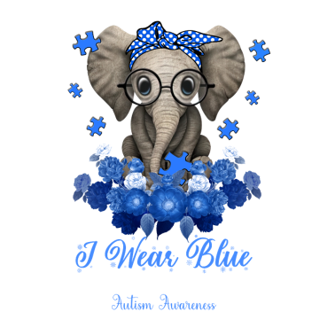 Zoom image I Wear Blue For Someone I Love Autism Awareness