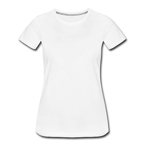 Women's Premium T-Shirt Vorne white