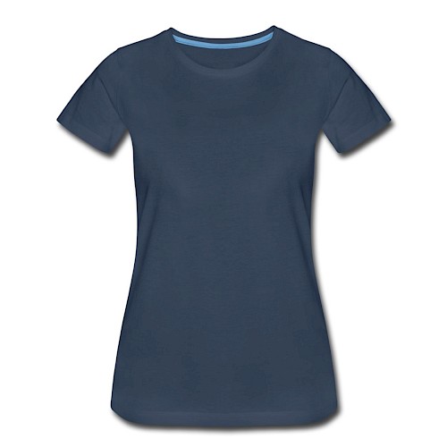 Women's Premium T-Shirt Vorne navy