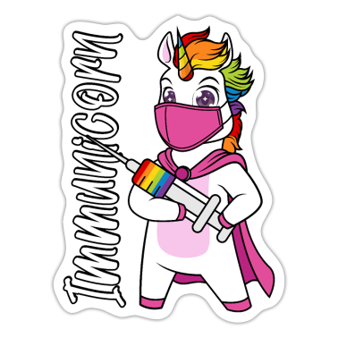 Corona  - Vaccination vaccinée Vacciner Licorne Immunicorn
