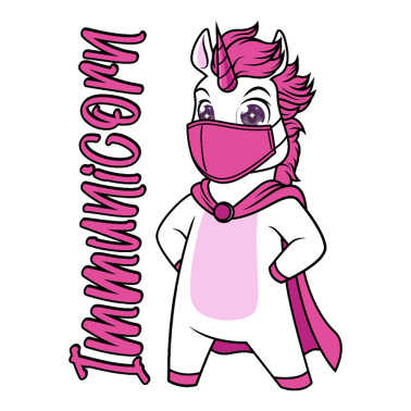 Zoom image Vaccination vaccinée Vacciner Licorne Immunicorn