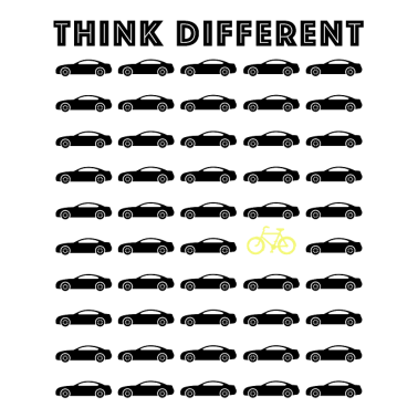 Zoom image Think different, Masque facial Corona