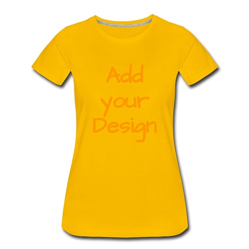 Women's Premium T-Shirt sun yellow