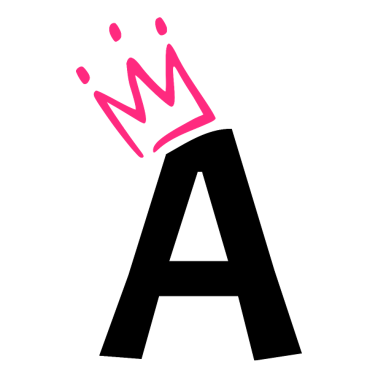 Zoom image Letra A con corona