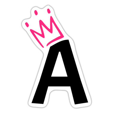 Corona  - Letra A con corona