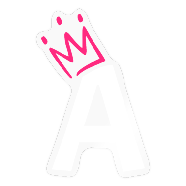 Corona  - Letra A con corona