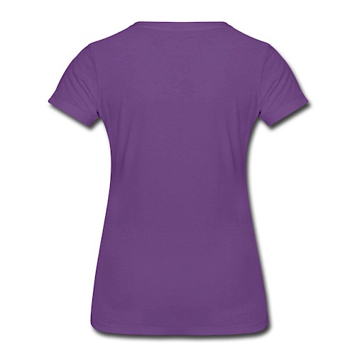 Women's Premium T-Shirt Hinten purple