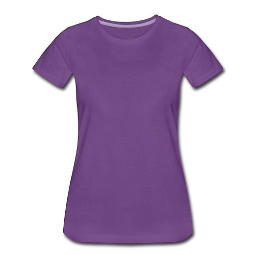 Women's Premium T-Shirt Vorne purple
