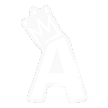 Corona  - Letra A con corona