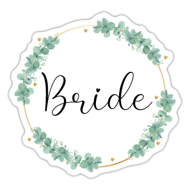 Corona  - Corona de corazón de eucalipto - Novia