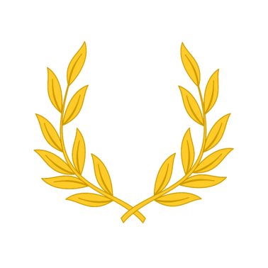 Zoom image Corona d'alloro Vittoria Vittoria Sport oro