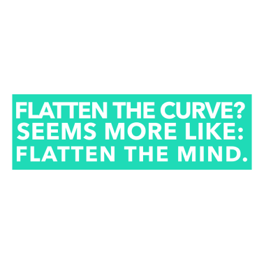 Zoom image De curve afvlakken Lijkt meer op het afvlakken van de geest