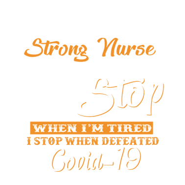 Zoom image Sterke verpleegster tegen Corona