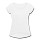 thumbnail Frauen T-Shirt mit gerollten Ärmeln Vorne Weiß