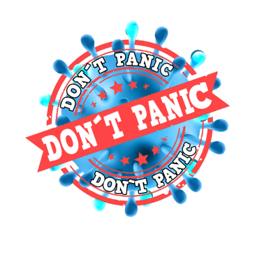 Zoom image Don´t Panic - Corona T-shirt