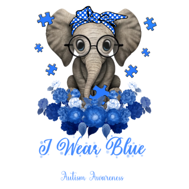 Zoom image I Wear Blue For Someone I Love Autism Awareness