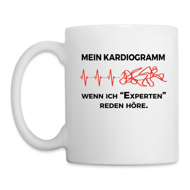 Corona  - Mein Kardiogramm wenn ich Experten reden höre