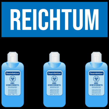 Zoom image Reichtum Desinfektionsmittel - Corona Virus