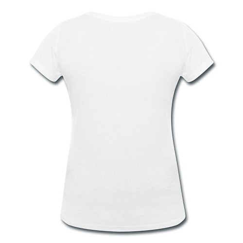 Frauen Bio-T-Shirt mit V-Ausschnitt von Stanley & Stella Hinten Weiß