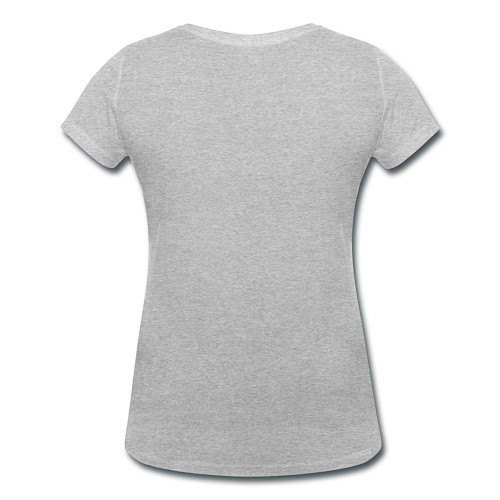 T-shirt bio col V Stanley & Stella Femme Hinten gris chiné