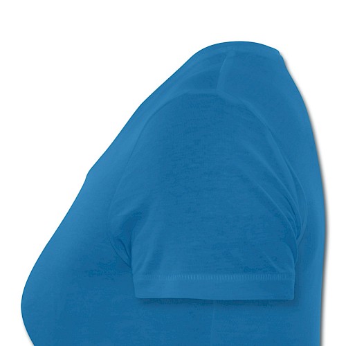 T-shirt bio col V Stanley & Stella Femme Links bleu paon