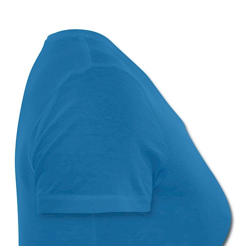 T-shirt bio col V Stanley & Stella Femme Rechts bleu paon