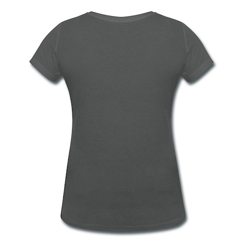 T-shirt bio col V Stanley & Stella Femme Hinten charbon